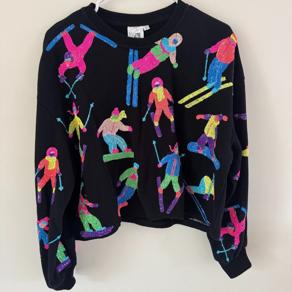 Queen of Sparkles Ski Sweatshirt